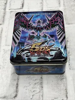 Konami 5D's Yu-Gi-Oh! TCG Earthbound Immortals 2009 Collectors Empty Card Tin - Image 1