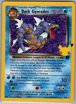 Dark Gyarados 8/82 Holo Celebrations: Classic Collection - Pokemon Card - NM - Image 1