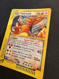 Skyridge Crystal Charizard Holo Pokemon Card 146/144 Grail Card - Image 2