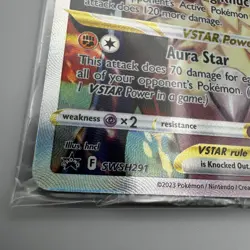 Lucario VSTAR SWSH291 Crown Zenith Black Star Promo Pokemon Card SEALED - Image 2