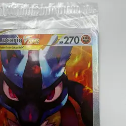 Lucario VSTAR SWSH291 Crown Zenith Black Star Promo Pokemon Card SEALED - Image 4