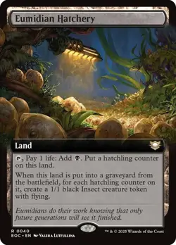 MTG - Eumidian Hatchery - Extended Art - Edge of Eternities Magic the Gathering - Image 1