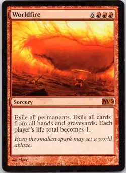 Worldfire 158 Magic 2013 (M13) LP MTG - Image 1