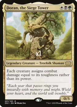 MTG Double Masters 2X2 Doran, the Siege Tower MINT - Image 1
