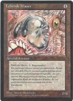TCG MtG 259 FBB Deutsch Limitiert 3rd Lebende Mauer / Living Wall - Image 1