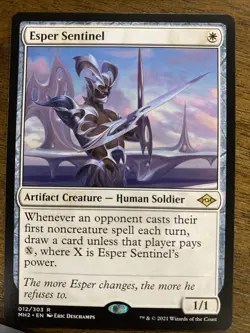 Magic the Gathering Esper Sentinel Modern Horizons 2, Regular Rare - Image 1