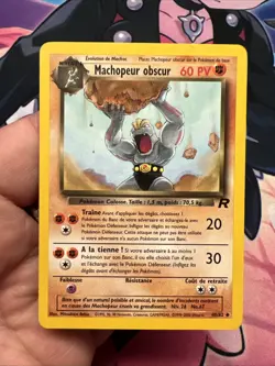 Carte Pokemon Machopeur Obscur 40/82 Francais Vf Fr Wizard Team Rocket - Image 2