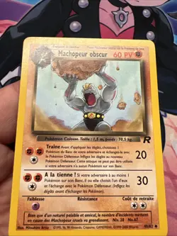 Carte Pokemon Machopeur Obscur 40/82 Francais Vf Fr Wizard Team Rocket - Image 3