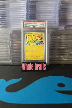 2025 POKEMON SVP EN-SV PROMO WORLD CHAMPIONSHIPS #225 PIKACHU PSA 10 - Image 1
