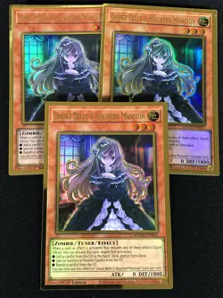 Yugioh Ghost Sister & Haunted Mansion MAGO-EN012 1st Gold x3 (NM) - Image 1