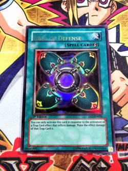 Ring of Defense dp2-en026 *NAME SHIFT MISPRINT* 1st Ed (NM) Ultra Rare Yu-Gi-Oh! - Image 1