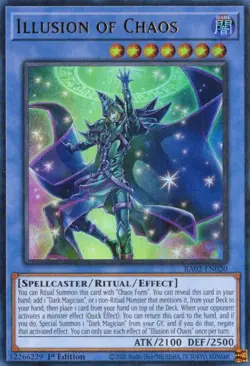 Yu-Gi-Oh! Illusion of Chaos 1st Ed. RA02-EN020 Ultra Rare NM/LP x1 - Image 1