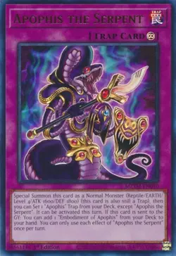 x1 Apophis the Serpent - MZTM-EN010 - Ultra Rare - 1st Edition Yu-Gi-Oh! M/NM - Image 1