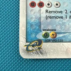 Pokemon EX Sandstorm Kabutops Card 97/100 Holo Rare TCG - Image 3