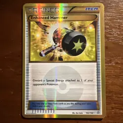 Pokemon TCG Enhanced Hammer Gold Trainer Primal Clash Secret Rare Card 162/160 - Image 1