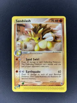 Sandslash - 21/100 - Rare EX Sandstorm Non Holo Rare Pokemon Card - LP/NM - Image 1