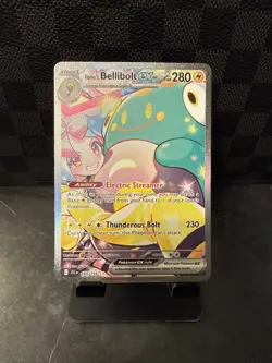Pokemon Iono’s Bellibolt EX #183/159 Journey Together SIR NM TCG Card - Image 1