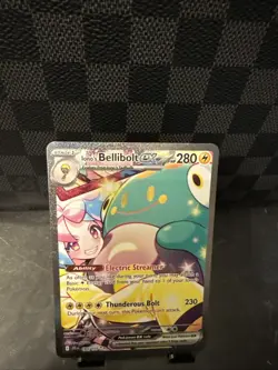 Pokemon Iono’s Bellibolt EX #183/159 Journey Together SIR NM TCG Card - Image 2