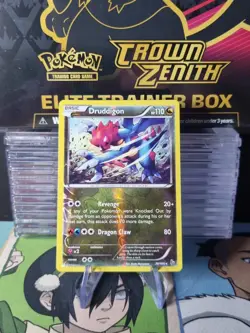 Pokemon Card Druddigon XY Flashfire Reverse Holo Rare 70/106 Trading Card TCG - Image 1