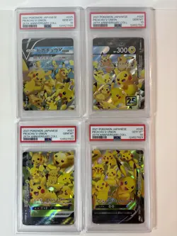 PSA 10 Pikachu V-UNION 25th Anniversary Collection Set Japanese Pokemon Card - Image 1