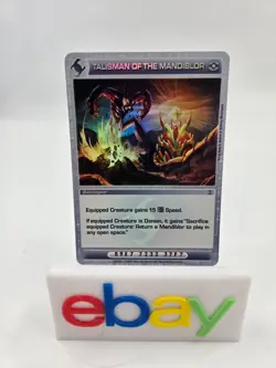 Chaotic Talisman of the Mandiblor 158/232 Super Rare Holo Foil Battlegear Card - Image 1