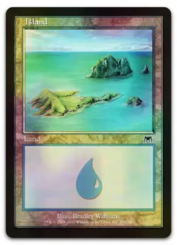 Island (336) #336 (Foil) (NM) Onslaught ONS Magic MTG - Image 1