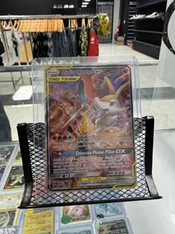 Charizard and Braixen Tag Team Gx #SM230 Black Star Promo 2019 Pokemon TCG LP-MP - Image 1