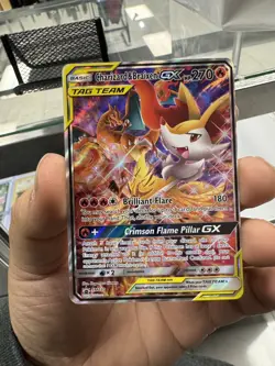 Charizard and Braixen Tag Team Gx #SM230 Black Star Promo 2019 Pokemon TCG LP-MP - Image 3