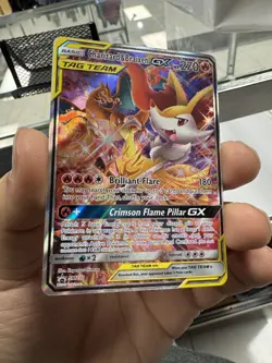 Charizard and Braixen Tag Team Gx #SM230 Black Star Promo 2019 Pokemon TCG LP-MP - Image 5