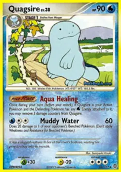 1x Quagsire - 60/132 - Uncommon Lightly Played Pokemon Diamond & Pearl Secret Wo - Image 1