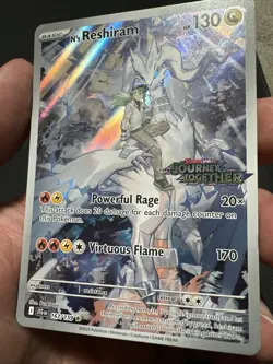 Pokemon TCG. N’s Reshiram 167/159 STAMPED PROMO Journey Together (NEAR MINT) ❄ - Image 3