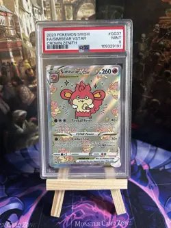 118997598 Simisear VSTAR 2023 Pokemon Sword & Shield Crown Zenith GG37 PSA 9 - Image 1