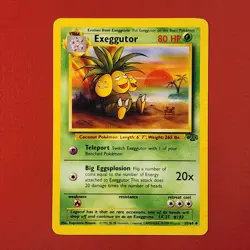 5-08-13 PWE pokemon unplayed 1999 jungle 35/64 exeggutor . (A) - Image 1