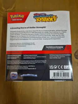 Pokemon TCG Scarlet & Violet Surging Sparks 6 Booster Pack Bundle Factory Sealed - Image 3