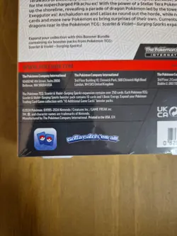 Pokemon TCG Scarlet & Violet Surging Sparks 6 Booster Pack Bundle Factory Sealed - Image 5