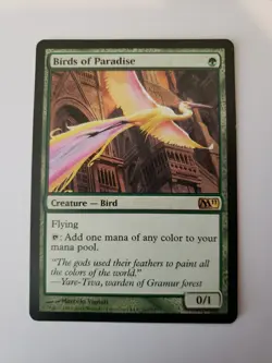 1x MTG Birds of Paradise - Magic 2011 (M11) #165 - Magic the Gathering NM x1 - Image 1