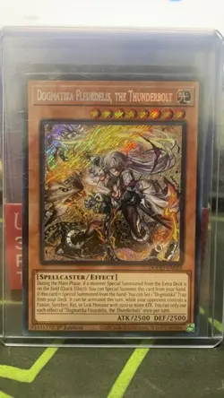 Yugioh! Dogmatika Fleurdelis, the Thunderbolt - DOOD-EN026 - Secret Rare - 1st E - Image 1