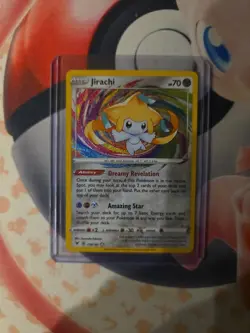 Pokemon TCG Jirachi Card 119/185 SWSH Vivid Voltage Rare, Near Mint Condition - Image 1