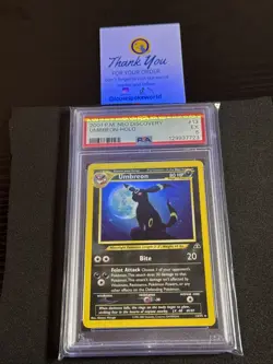 PSA 5 EX 2001 POKEMON NEO DISCOVERY #13 UMBREON-HOLO TRADING CARD - Image 4