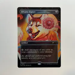 MTG Arcane Signet (1924) *Rainbow Foil* Secret Lair: Dogs & Cats MT/NM Comb Ship - Image 1