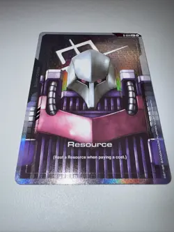 Gundam TCG Card Game Dual Impact Foil Resource GD02 C+ R-014 Qubeley Gundam - Image 2