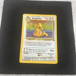 Pokemon TCG Dragonite Fossil Holo Rare Card 4/62 Near Mint/mint Condition - Image 1