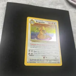 Pokemon TCG Dragonite Fossil Holo Rare Card 4/62 Near Mint/mint Condition - Image 2