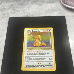 Pokemon TCG Dragonite Fossil Holo Rare Card 4/62 Near Mint/mint Condition - Image 5