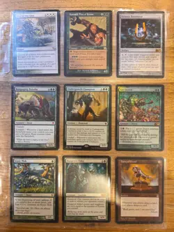 MtG 18x Mono Green Landfall Commander Page Pack - Image 1