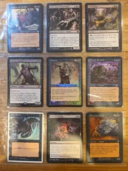 MtG 18x Zombie Mono Black Commander Page Pack - Image 1