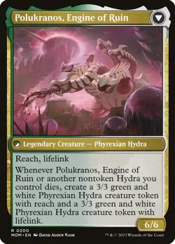 Polukranos Reborn #200 (Foil) (NM) March of the Machine MOM Magic MTG - Image 2