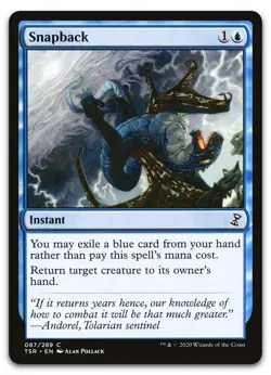 Snapback #87 (NM) Time Spiral Remastered TSR Magic MTG - Image 1