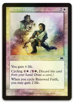 Renewed Faith #50 (Foil) (NM) Onslaught ONS Magic MTG - Image 1