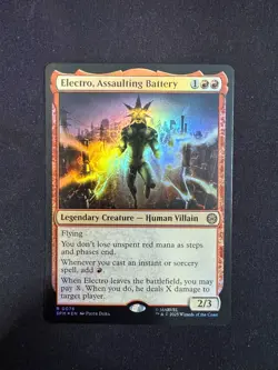 Electro, Assaulting Battery (FOIL) Marvel Spider-Man - Magic (MTG) - Image 1